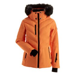NILS Sundance Jacket with Faux Fur Hood Women's in Apricot